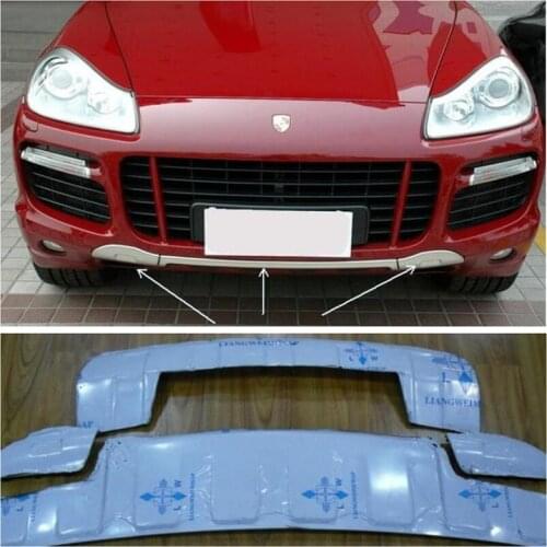 High Quality Stainless steel Front Rear Bumper Protector Guard Plate Fits For Porsche Cayenne 2008 2009 2010