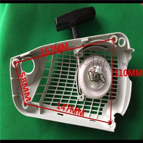 Rewind Starter / Fan Housing / Pull Recoil for STIHL Chainsaw MS192T, MS192 T-Z MS 192 192 MS193T Chain saw Spare Parts