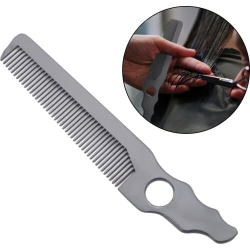 Curved Hair Clipping Cutting Comb Barber Salon Home Haircut for Women Men