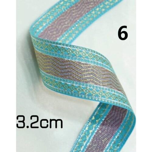 2.5-3.2CM nation style multi-color jacquard ribbon,XERY200325B