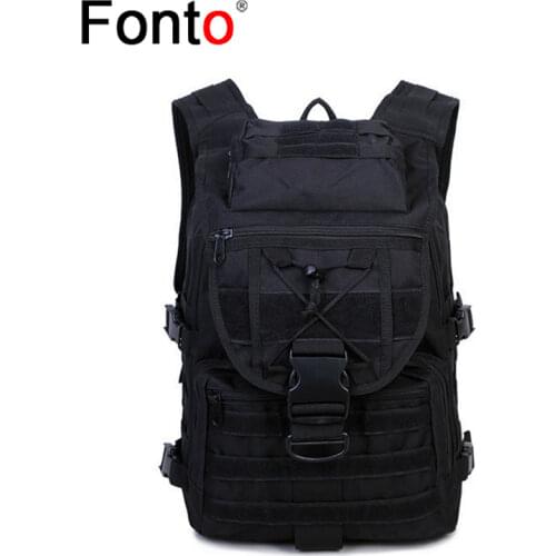 Outdoor Military Tactical Mens Backpack Sports Camping Hiking Fishing Hunting Climbing Bags 1000D Nylon 40L