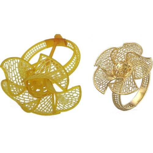 UV Photosensitive High Accuracy Castable Resin Ring Mould Printing Service for Ring 3D Design