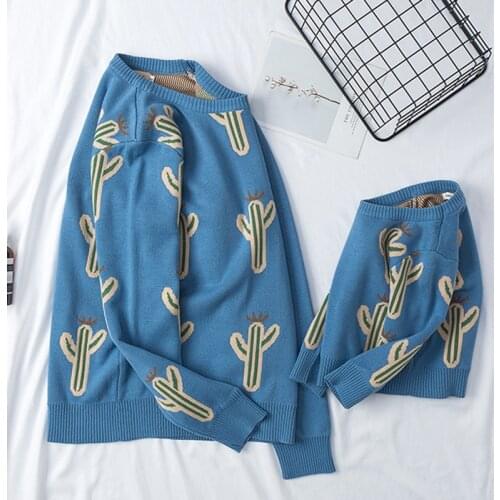 Family Look Sweaters Autumn Mother Daughter Outfits Handmade Baby And Womens Sweaters Pullover Spring Mother kids Knit Shirts