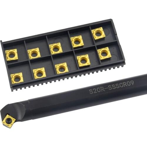 SSSCR/L Lathe turning tools S12M-SSSCR09 S25S-SSSCL09 CNC Internal tool holder metal Boring Bar SCMT/SCGT09 carbide inserts