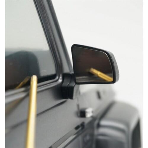 1Pair Simulated Rearview Mirror Reflective View Glass for 1/10 Traxxas TRX6 G63 RC Crawler Car Parts Accessories