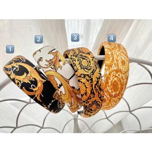 Classic Womens Girls Padded Wide Knotted Headband Hairband Headress Hair Female Accessories Drop Shipping