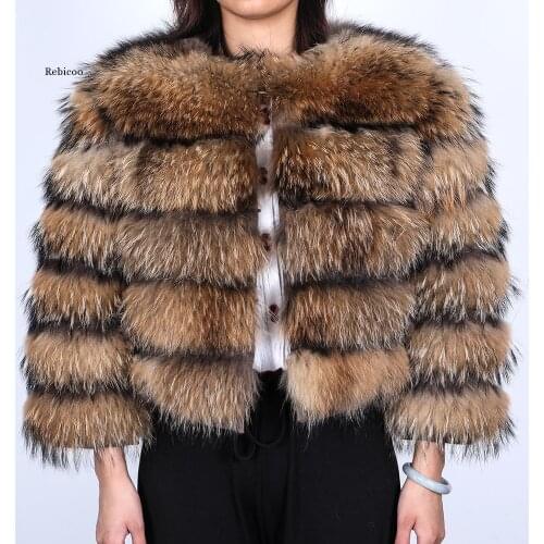 Winter women fox fur jacket fake fur coat men made raccoon fur coats leather jacket women jackets new product