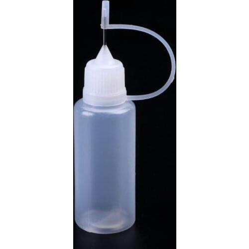 1PC 10-50ml Empty Plastic Needle Tip Childproof Cap Dropper Liquid Juice Bottles