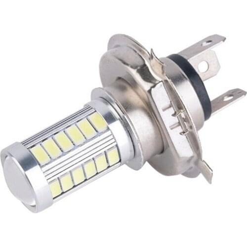 1pc H4 33SMD LED Motorcycle Headlight Bulbs 800LM 6500K Led Moto Motorbike Daytime Running Light Car Lights