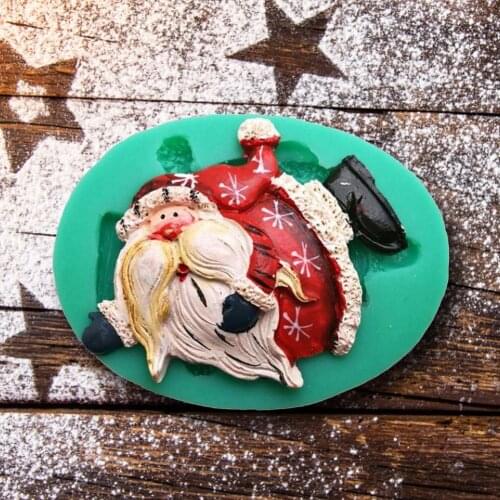 3D Christmas Silicone Fondant Mold Chocolate Cake Soap Mold