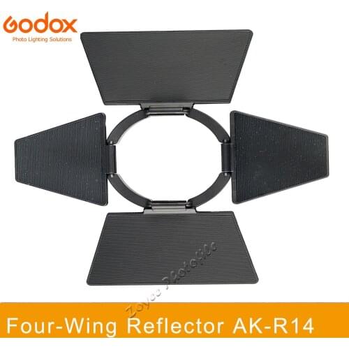 Godox AK-R14 Four-Wing Reflector,for V1 Flash Series V1-S V1-N V1-C,use Godox H200R Round Flash Head for Godox AD200,AD200 pro
