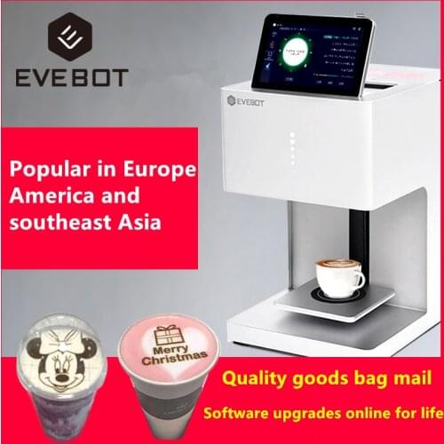 EVEBOT eb-ft4 art coffee printer latte printer automatic printer art drinks food selfie coffee and WIFI printer