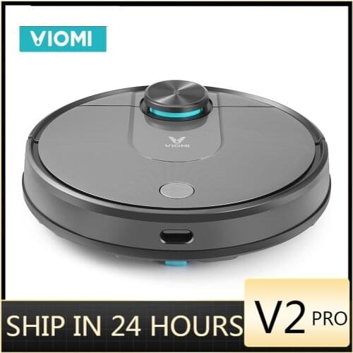 Global Version VIOMI V2 Pro Robot Vacuum Cleaner 2100Pa Suction 3200mAh Battery LDS Laser Navigation Sweeping and Mopping Robot