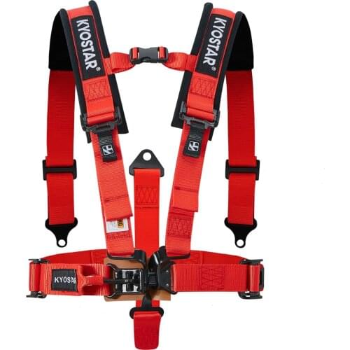 JDM Racing 5-Point Safety Harness with Ultra Comfort Heavy Duty Shoulder Pads