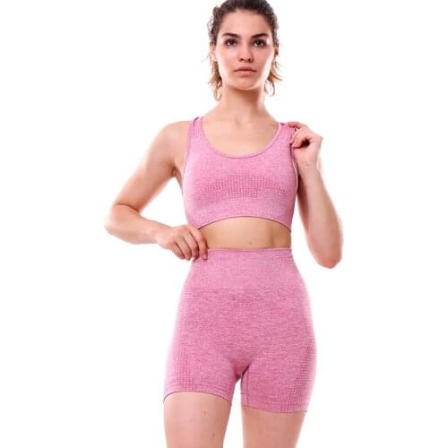 Yoga Sets Women Gym Sports Set Elastic Sports Hight Waist Leggings Sportswear Workout Sets Women Yoga Sets Women Gym Sports Set