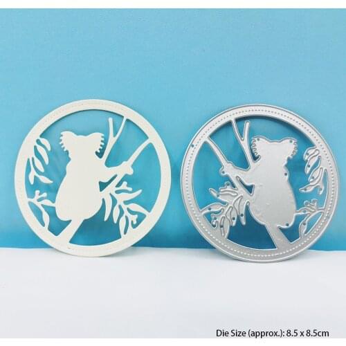 Koalas Metal Cut Die for DIY Scrapbooking Album Cardmaking Decorative Crafts Embossing Making Greeting Card Paper