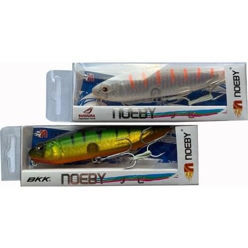 NOEBY 2pcs/bag Top Water Pencil Fishing Lure 115mm 25.5g Hard Bait for Saltwater Fishing Tackle NBL9110