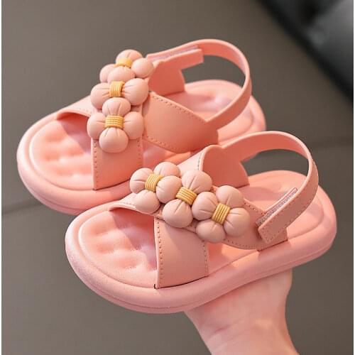New Girl Sandals Toddler Sandals Summer Fashion Kids Baby Girls Big Pearl Princess Sandals for Little Big Girls Shoes 21-30