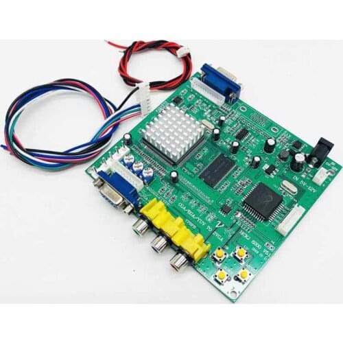 CGA EGA YUV to VGA board HD Video Converter Board VGA Arcade Game RGB Output for single/double out put