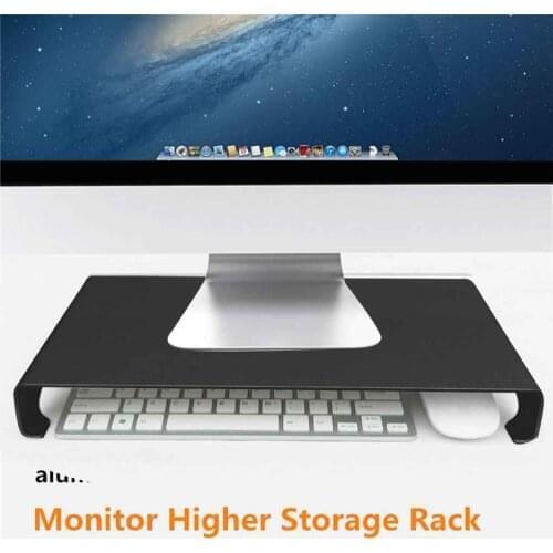 Aluminum Alloy Laptop Stand Monitor Large Heightening Stand Universal Keyboard Storage PC Stand Metal Lifting Plate Laptop Stand