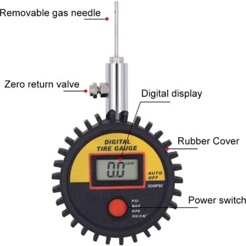 Digital Display Manual Mini Handheld Football Accurate Ball Barometer Measure Basketball Pressure Gauge Pointer Tool Volleyball