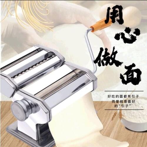 Hand Cranked Handmade Press Pasta Tools Non-Electric Portable Stainless Steel Craft Polymer Clay Rolling Machine Press Roller