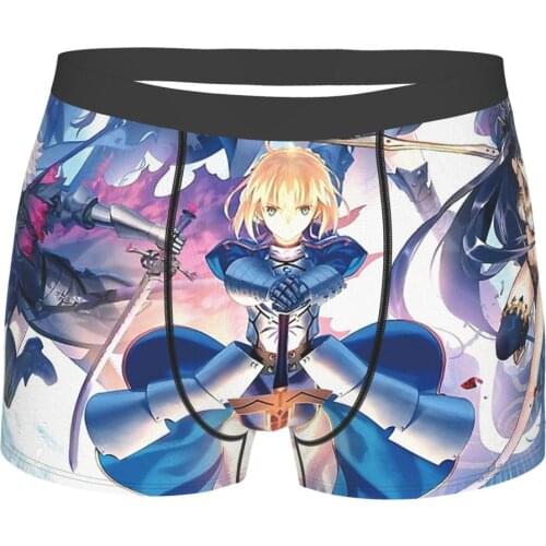 Fate Stay Night Shirou Emiya Saber Archer Rin Gilgamesh Anime Grand Order Underpants Cotton Panties Man Underwear