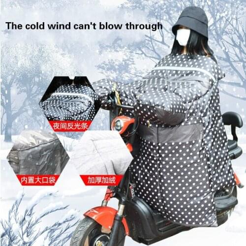 Electric Car Windscreen By Motorcycle Autumn and Winter Riding Plus Plus Thick Winter Shade Windscreen Car Windscreen
