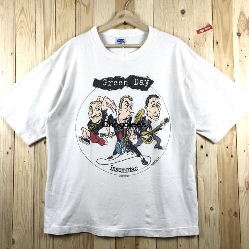 Vintage greenday band insomniac tour 1995 shirt