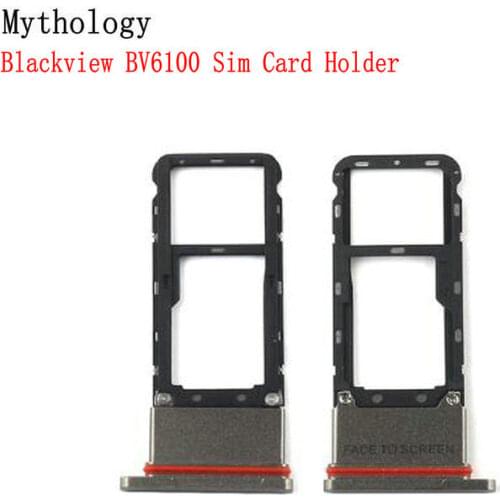 Mythology For Blackview BV6100 Sim Card Holder Tray Original Card Slot 6.88"Mobile Phone Repair Parts
