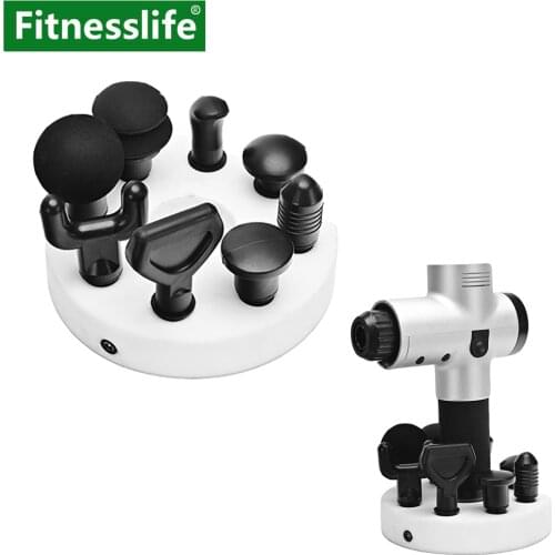 Fascia Massage Gun Charger Base Accessories Attachment Fast Charging Battery Heads Standing Base Match Different Massage Guns