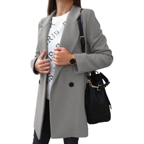 2021 New Spring Women Blazer Jacket Casual Solid Color Work Suit Coat Office Lady Fashion Pockets Long Sleeve Slim Blazer Female
