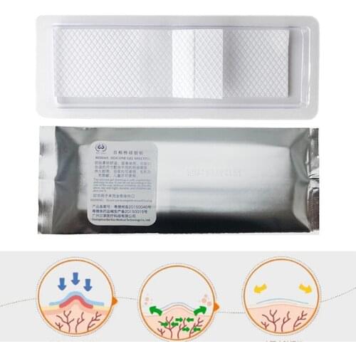1pc Scar Away Patch Silicone Gel Scar Sheet Wound Marks Removal Cesarean Keloid Skin Scars Therapy Treatment 12cm x 3.5cm x 2mm