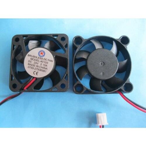 10 Pcs Brushless DC Cooling Fan 24V 4010S 7 Blades 40x40x10mm