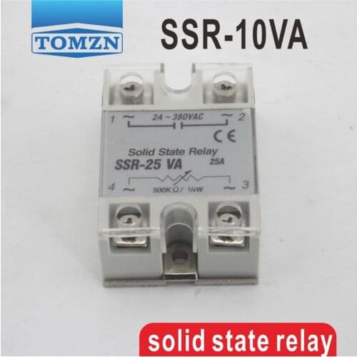 10VA SSR input 470KO/2W load 24-380V Voltage regulater Single-phase Solid state regaly