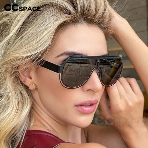 46234 Oversized Hollow Luxury Sunglasses Men Women Fashion UV400 Glasses
