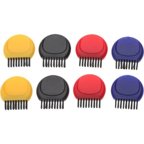 5Pcs Golf Club Brushes Brush 8mm Bristles height for cleaning golf heads golf ball and shoes Random Colors