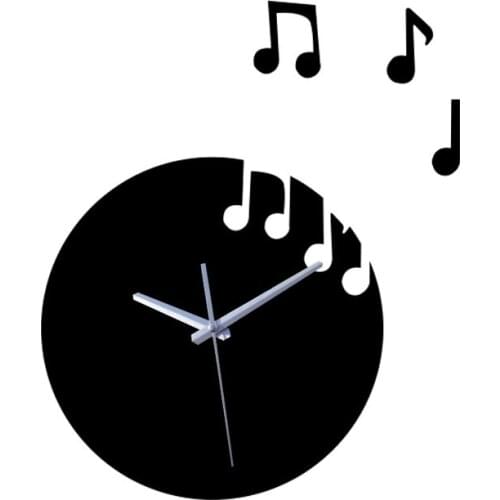 New sale 3d acrylic mirror wall clocks modern living room still life wall clock sticker quartz needle watch home decoration