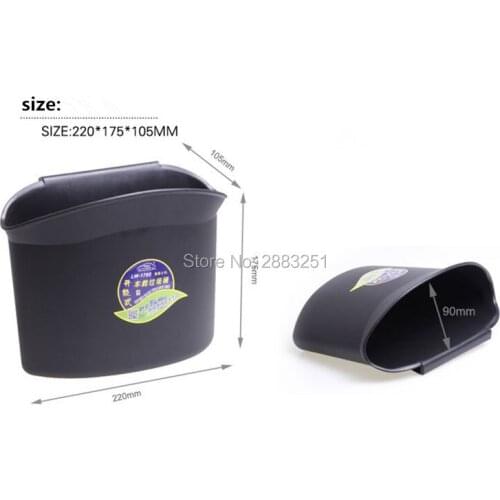 Accessories Big Capacity Car Opening Design Trash Bin Hang Type For Mitsubishi outlander 2016 lancer 10 9 pajero Home Office