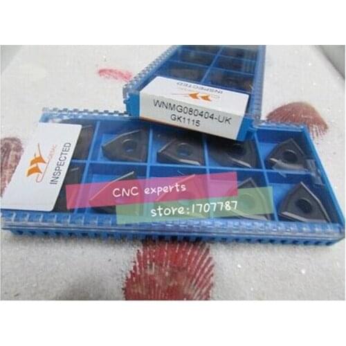 Free Shipping carbide inserts WNMG080404-UK/WNMG080408-UK GK1115 Suitable for MWLNR Series Turning Facing External Lathe Tool