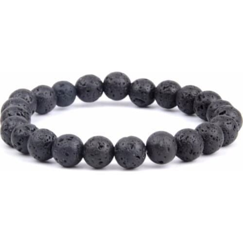 Natural Stone Bead Lava Bracelets & Bangles Men Women Bracelet Jewelry Friendship Pulseira Handmade Bileklik Bijoux Wholesale