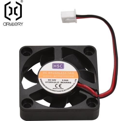 Artillery 3D Printer Parts 8020/4020/4010 Cooling Fan Brushless Fan 24V Stable Speed for Artillery Sidewinder X1 Genius