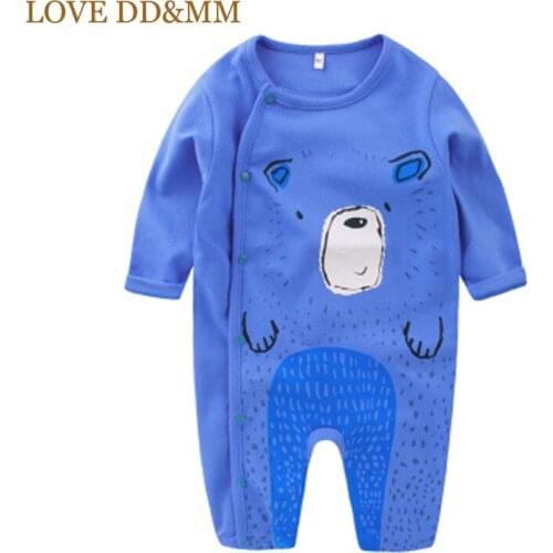 LOVE DD&MM Baby Rompers Baby Boys Clothes Leisure Infant Jumpsuit Cotton Baby Cartoon Bear Giraffe Rompers Toddler Clothing