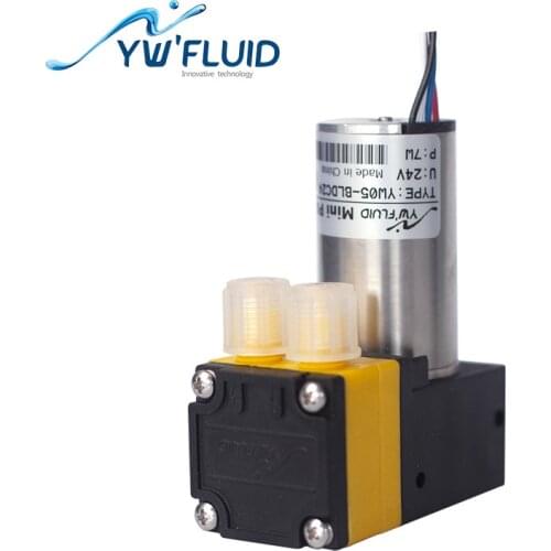 Diaphragm brushless BLDC motor pumps 24V with long lifetime