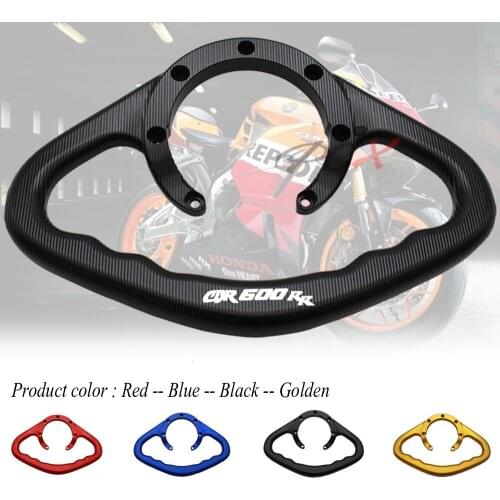 For HONDA CBR600RR Hornet Passenger Handgrips Hand Grip Tank Grab Bar Handles Armrest LOGO CBR600RR