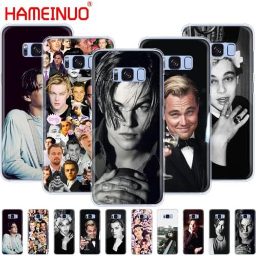 HAMEINUO Leonardo Dicaprio young cool cell phone case cover for Samsung Galaxy S9 S7 edge PLUS S8 S6 S5 S4 S3 MINI