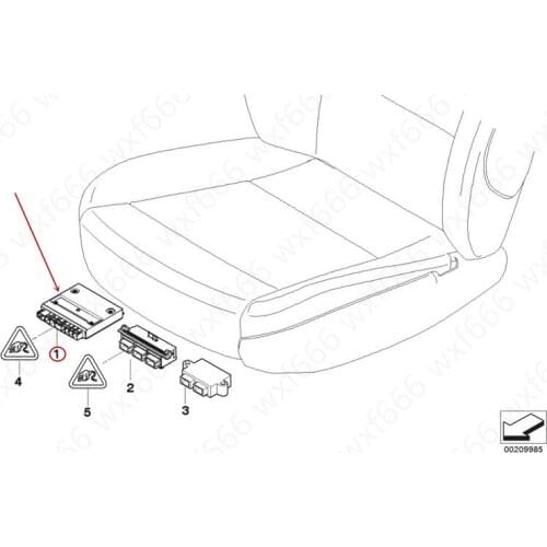 Car Seat module computer board Suitable for 7 Series E66b mw730LI 735LI 740LI 750LI 760LI Seat module Control module
