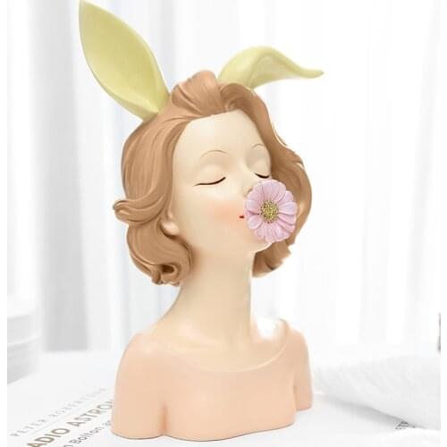 Girl Resin Dolls Home Furnishing Accessories Fashion Birthday Gift Room Furnishings Home Accessories