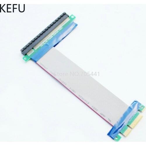 PCI Express PCI-e 4X TO 16X Riser Card Extender Ribbon Cable,50pcs/lot DHL Free Shipping