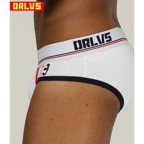 ORLVS Brand sexy gay briefs gay underwear male panties cueca tanga quick dry mesh calzoncillos hombre sexi bikini OR188